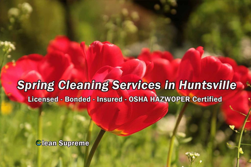 spring cleaning services in huntsville alabama